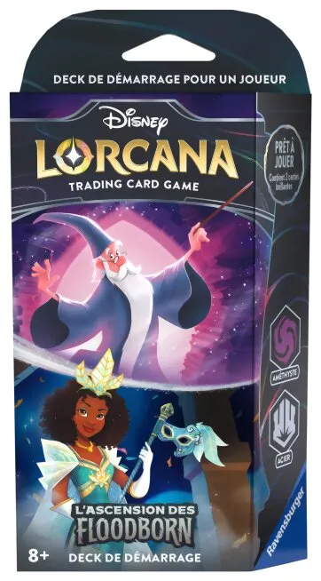 Lorcana - Deck De Démarrage - Merlin/tiana L'ascension Des Floodborn