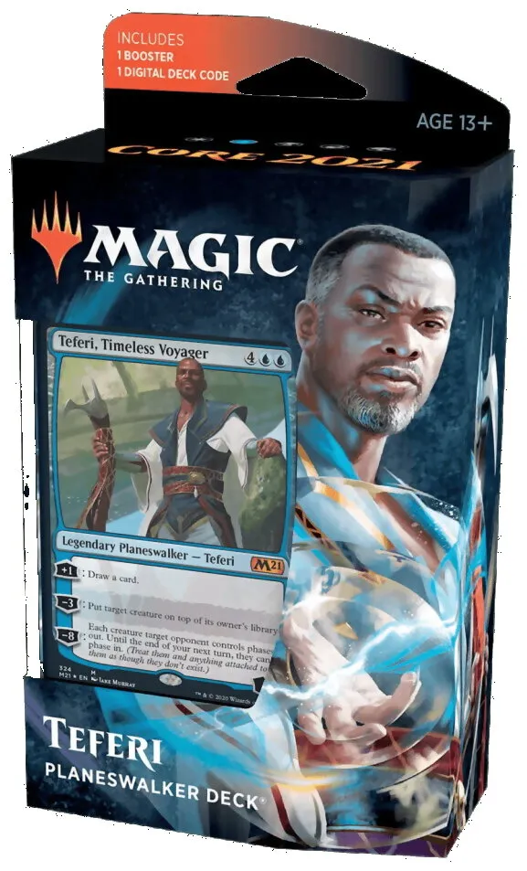 Magic The Gathering – Deck De Planeswalker Teferi, Voyageur Intemporel Edition De Base 2021