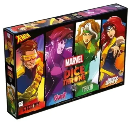 Marvel Dice Throne - Cyclope / Gambit / Malicia / Jean Grey