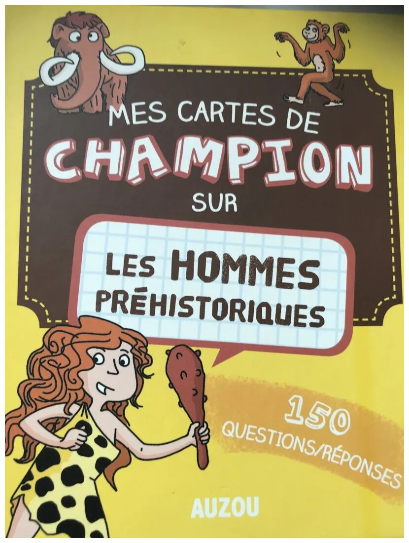 Mes Cartes De Champion Sur Les Hommes Préhistoriques
