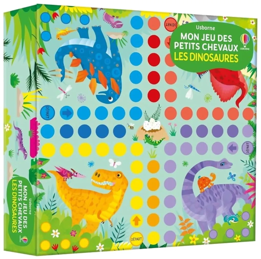 Mon Jeu Des Petits Chevaux - Les Dinosaures Mon Jeu Des Petits Chevaux - Les Dinosaures