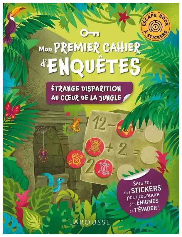 Mon Premier Cahier D'enquêtes - Étrange Disparition Au Cœur De La Jungle