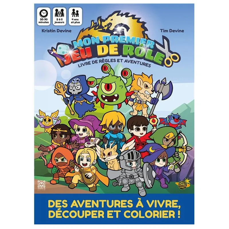 Mon Premier Jeu De Role Une Aventure à Colorier - Livre De Règles