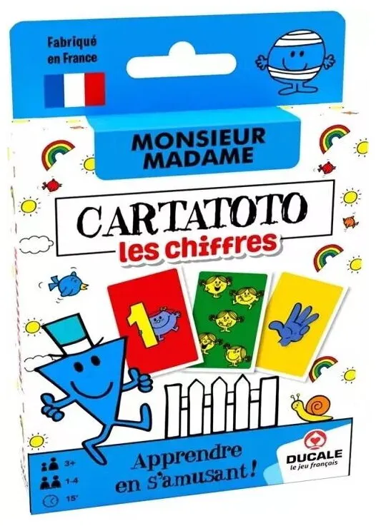 Monsieur Madame - Cartatoto - Les Chiffres Monsieur Madame - Cartatoto - Les Chiffres