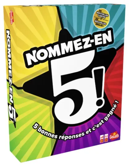 Nommez-en 5 Nommez-en 5