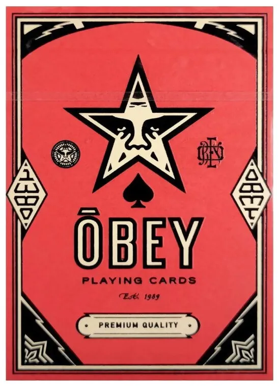 Obey Playing Cards Premium Quality
