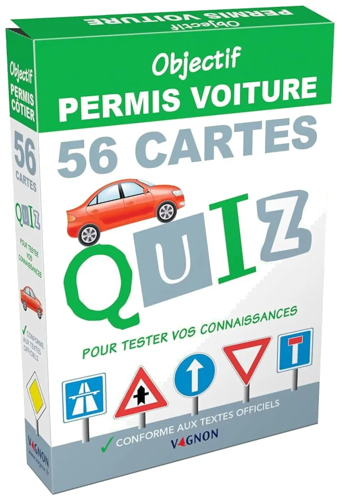 Objectif Permis Voiture 56 Cartes Quiz Pour Tester Vos Connaissances Objectif Permis Voiture 56 Cartes Quiz Pour Tester Vos Connaissances