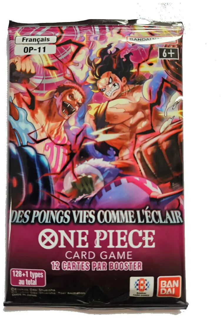 One Piece Card Game - Booster - Des Poings Vifs Comme L'eclair One Piece Card Game - Booster - Des Poings Vifs Comme L'eclair