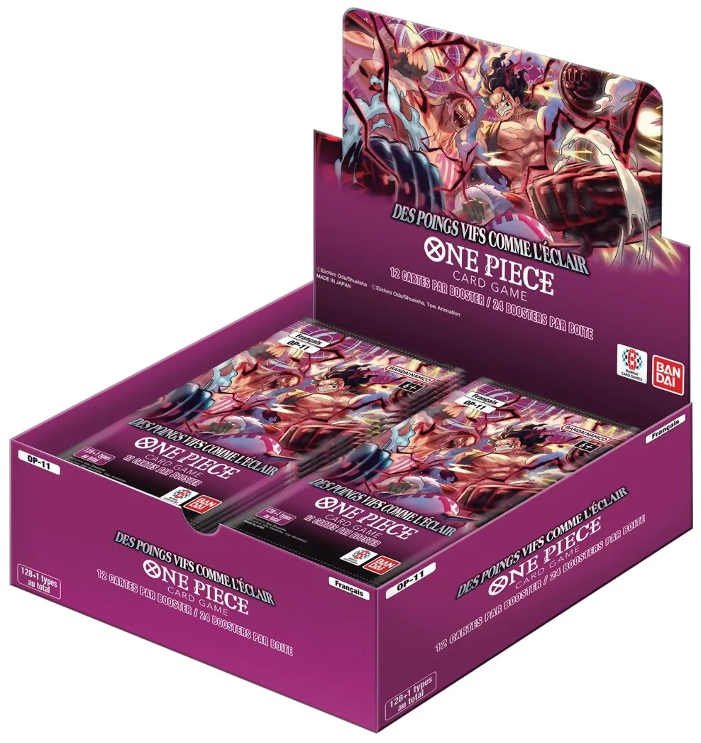 One Piece Card Game - Display - Des Poings Vifs Comme L'éclair