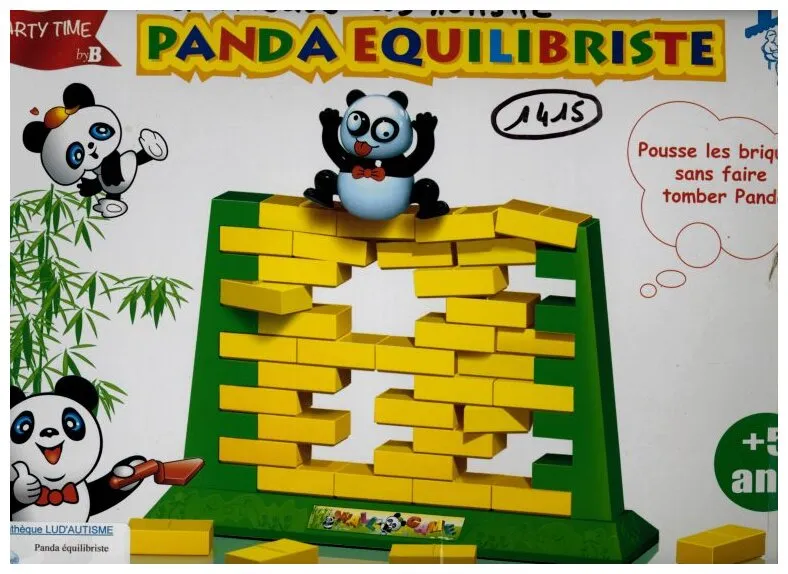 Panda équilibriste