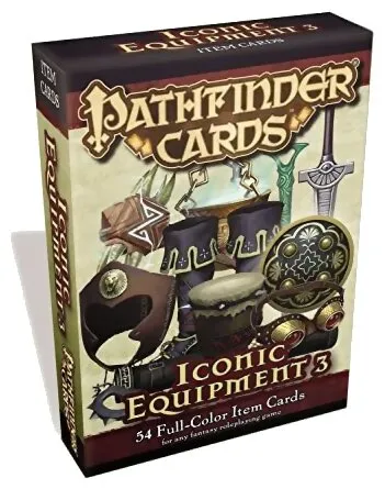 Pathfinder Cards - Iconic Equipment 3 Item Cards Deck