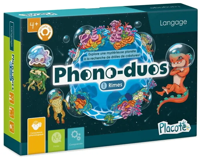 Phono-duos - 1 Rimes Explore Une Mystérieuse Planète À La Recherche De Drôles De Créatures!