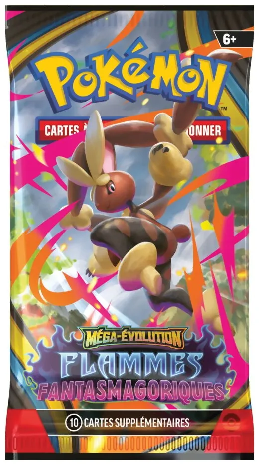 Pokémon Jcc - Booster - Flammes Fantasmagoriques Méga-Évolution Pokémon Jcc - Booster - Flammes Fantasmagoriques Méga-Évolution