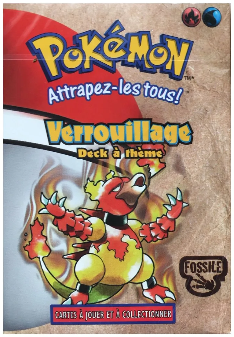 Pokémon Jcc - Deck à Thème Fossile - Verouillage Pokémon Jcc - Deck à Thème Fossile - Verouillage