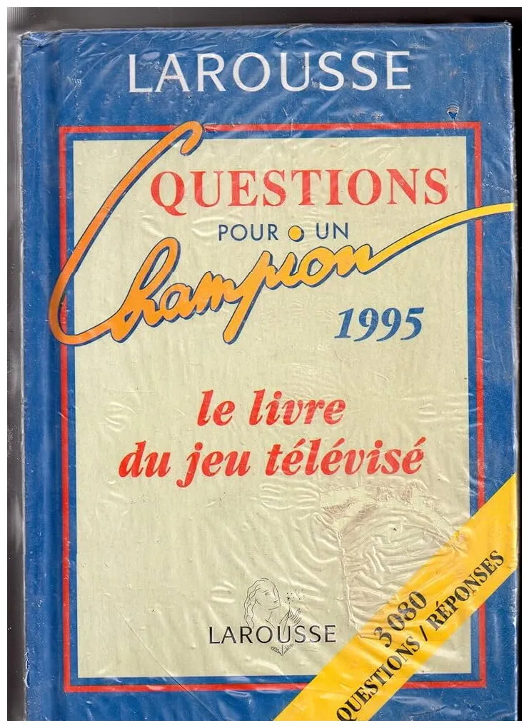 Questions Pour Un Champion Le Livre Du Jeu Télévisé