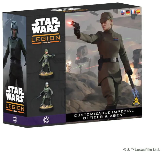 Star Wars Légion - Customizable Imperial Officer & Agent Star Wars Légion - Customizable Imperial Officer & Agent