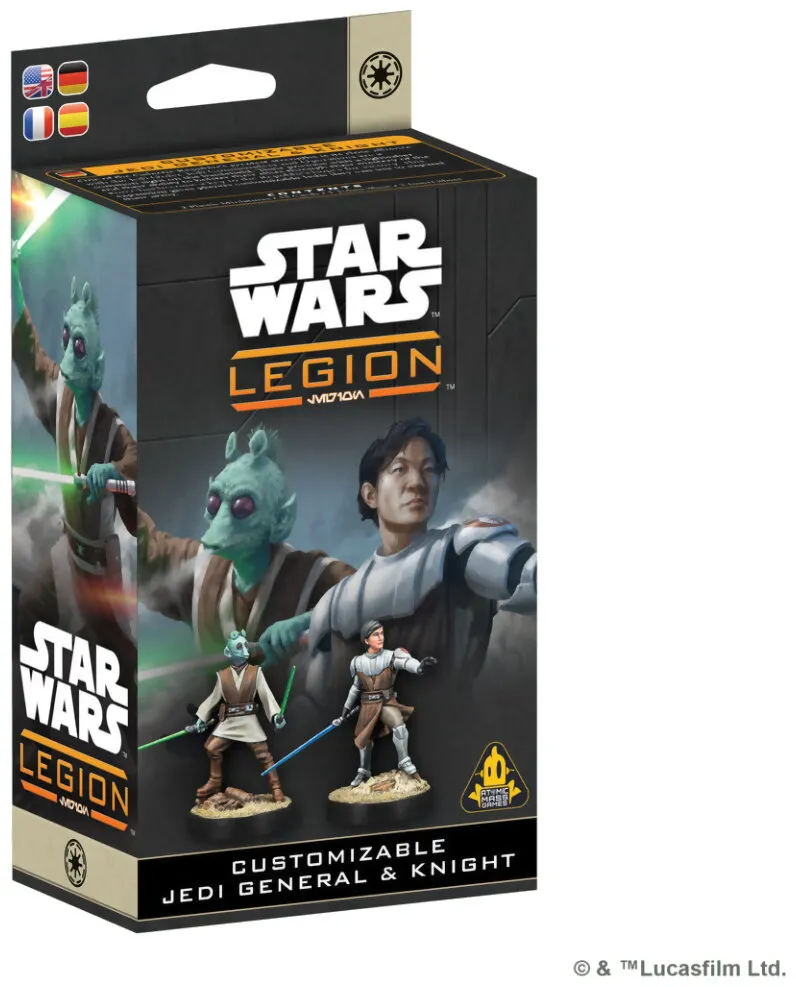 Star Wars Legion - Customizable Jedi General And Knight Star Wars Legion - Customizable Jedi General And Knight