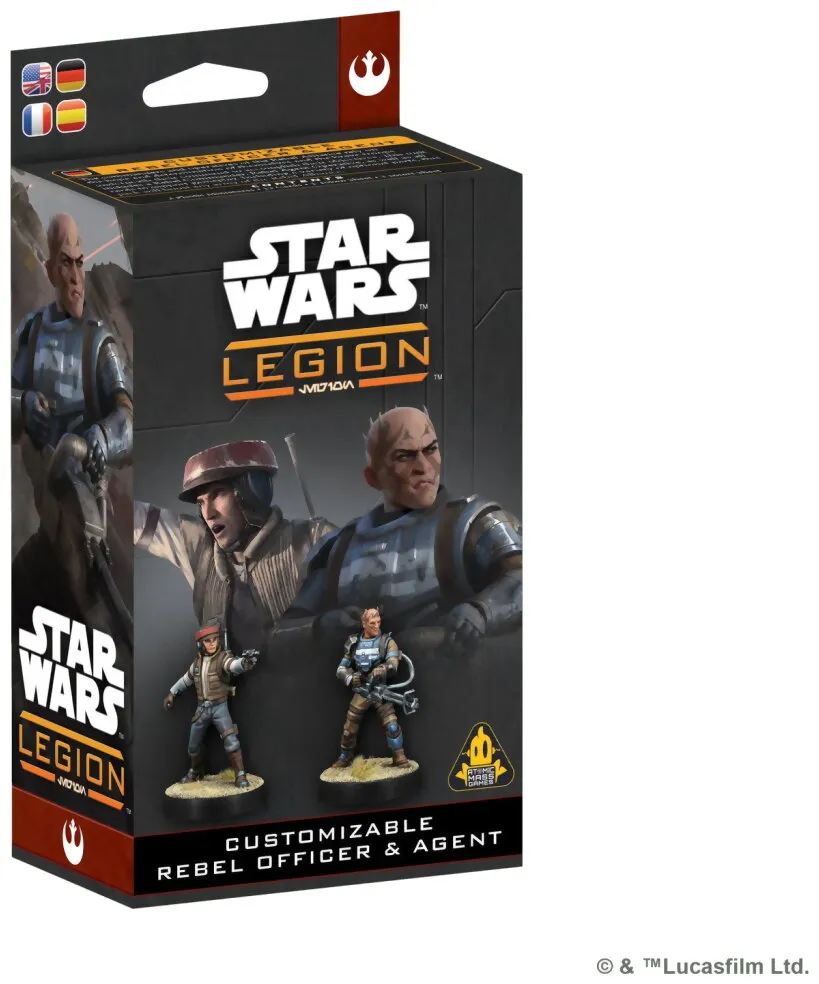 Star Wars Légion - Customizable Rebel Officer & Agent Star Wars Légion - Customizable Rebel Officer & Agent