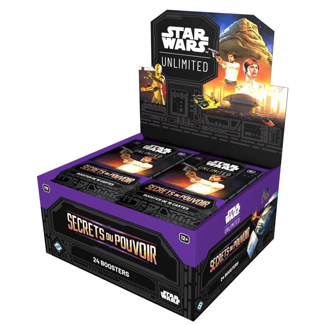 Star Wars Unlimited - Boite De 24 Boosters Secrets Du Pouvoir