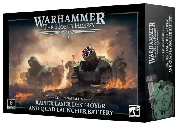 The Horus Heresy - Rapier Laser Destroyer And Quad Launcher Battery Legiones Astartes