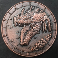 Image de Dice coin (d10 Skeleton dragon)