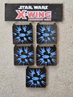 Image de X-wing 2.0 - Le Jeu De Figurines - Jetons Bombes à Proton - Proton Bombs