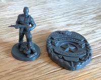 Image de The Walking Dead - All Out War - Ks Exclusive Models: Abraham + Badge 1er Joueur