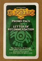 Image de The Quest For El Dorado - Promo Pack - Letter Of Recommendation