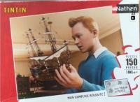 Boîte de Puzzle Tintin 150 Pièces - édition Nathan - 7 Ans Et +