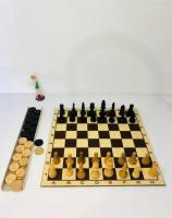 Image de Jeu D'échecs Et De Dames 2-en-1 En Bois Rachez