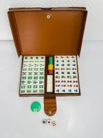 Image de Jeu De Mah-jong Mallette De Voyage – Coffret Ancien Avec Tuiles, Jetons Et Dés