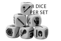 Image de Écorcheurs! : Skirmish Wargames In The Hundred Years War - Écorcheurs! Set De 8 Dés Spéciaux