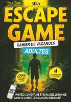 Image de Escape Game - Le Cahier De Vacances 2.0