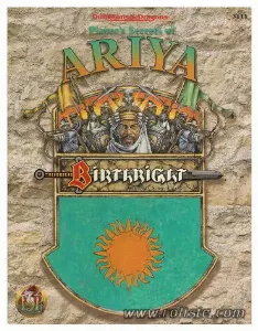 Image de Ad&d - Birthright - Player's Secrets Of Ariya