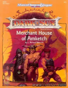 Image de Ad&d - Dark Sun - Dsm2 - Merchant House Of Amketch
