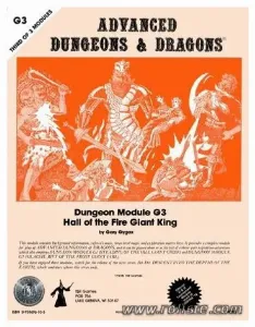 Image de Ad&d - Greyhawk - G3 - Hall Of The Fire Giant King