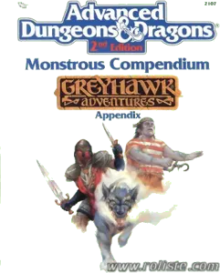 Image de Ad&d - Greyhawk - Mc5 - Monstrous Compendium : Greyhawk Appendix