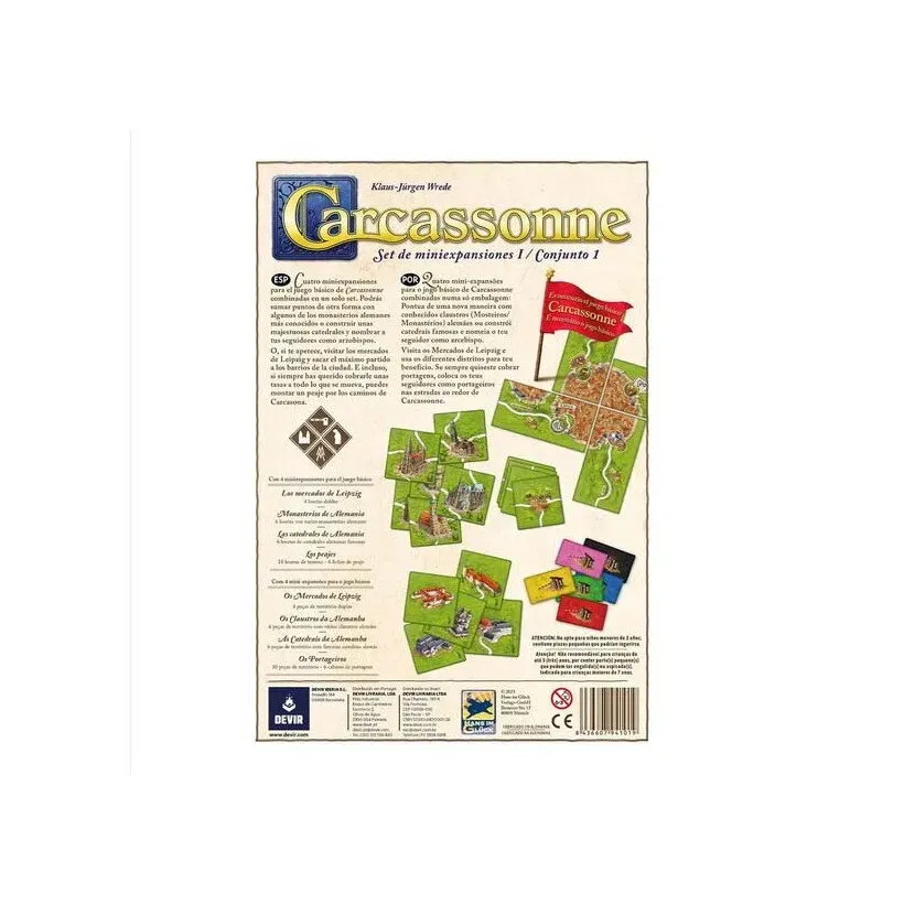 Image de Carcassonne - Set De Miniexpansiones I