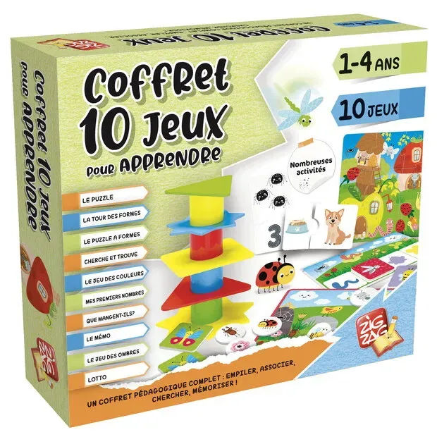 Image de Coffret 10 Jeux Pour Apprendre
