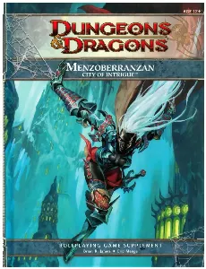 Image de D&d4 - Menzoberranzan City Of Intrigue