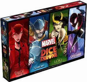 Image de Dice Throne Marvel - Thor, Loki, Spiderman, Scarlet Witch