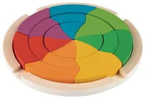 Image de Jeu D'emboîtement Arc-en-ciel Cercle