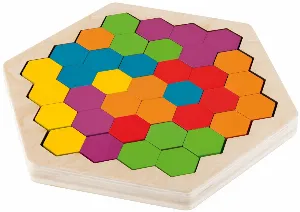 Image de Jeu D'emboitement Arc-en-ciel Hexagone