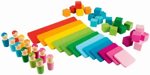 Image de Jeu D'empilage Arc-en-ciel