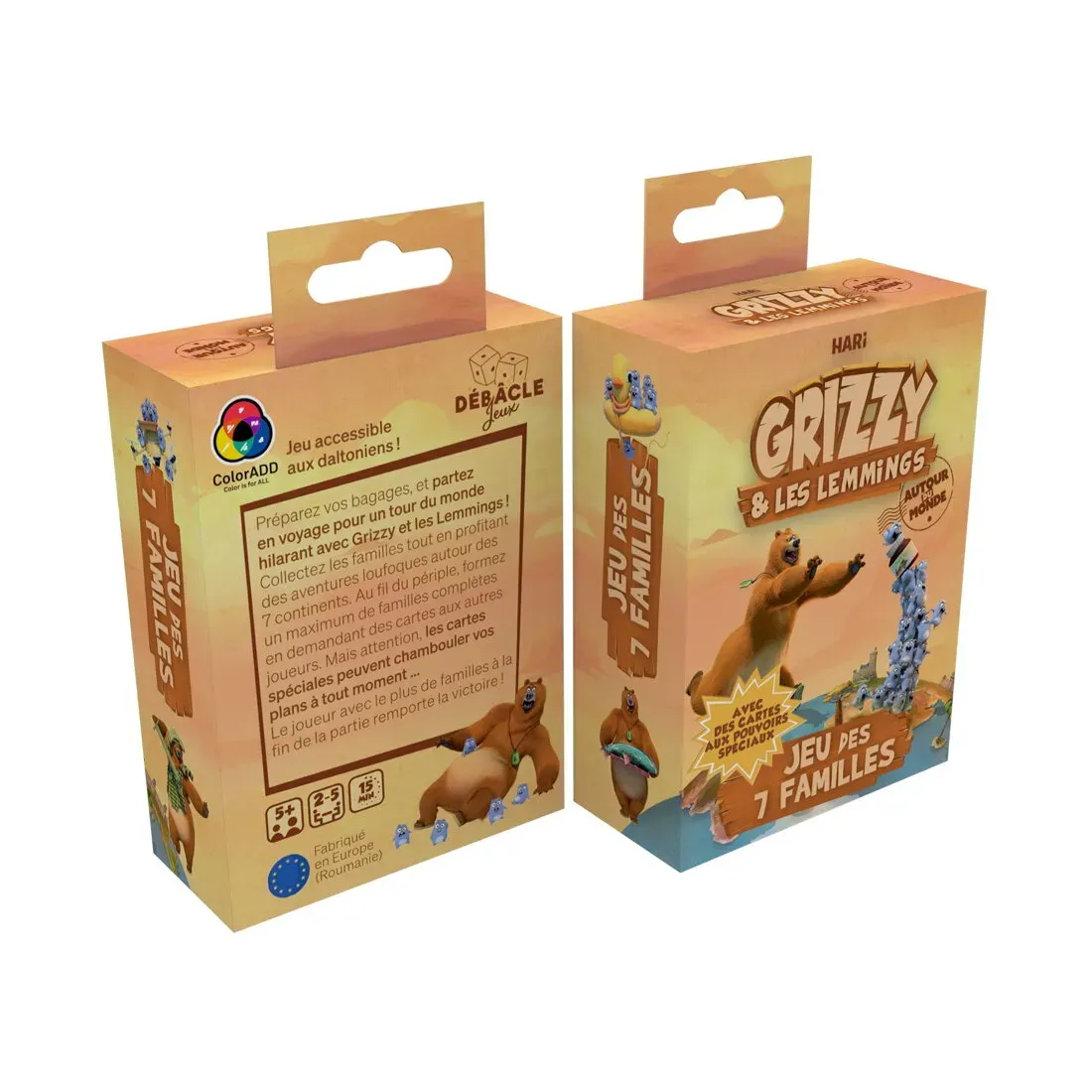 Image de Jeu De 7 Familles Grizzy & Les Lemmings