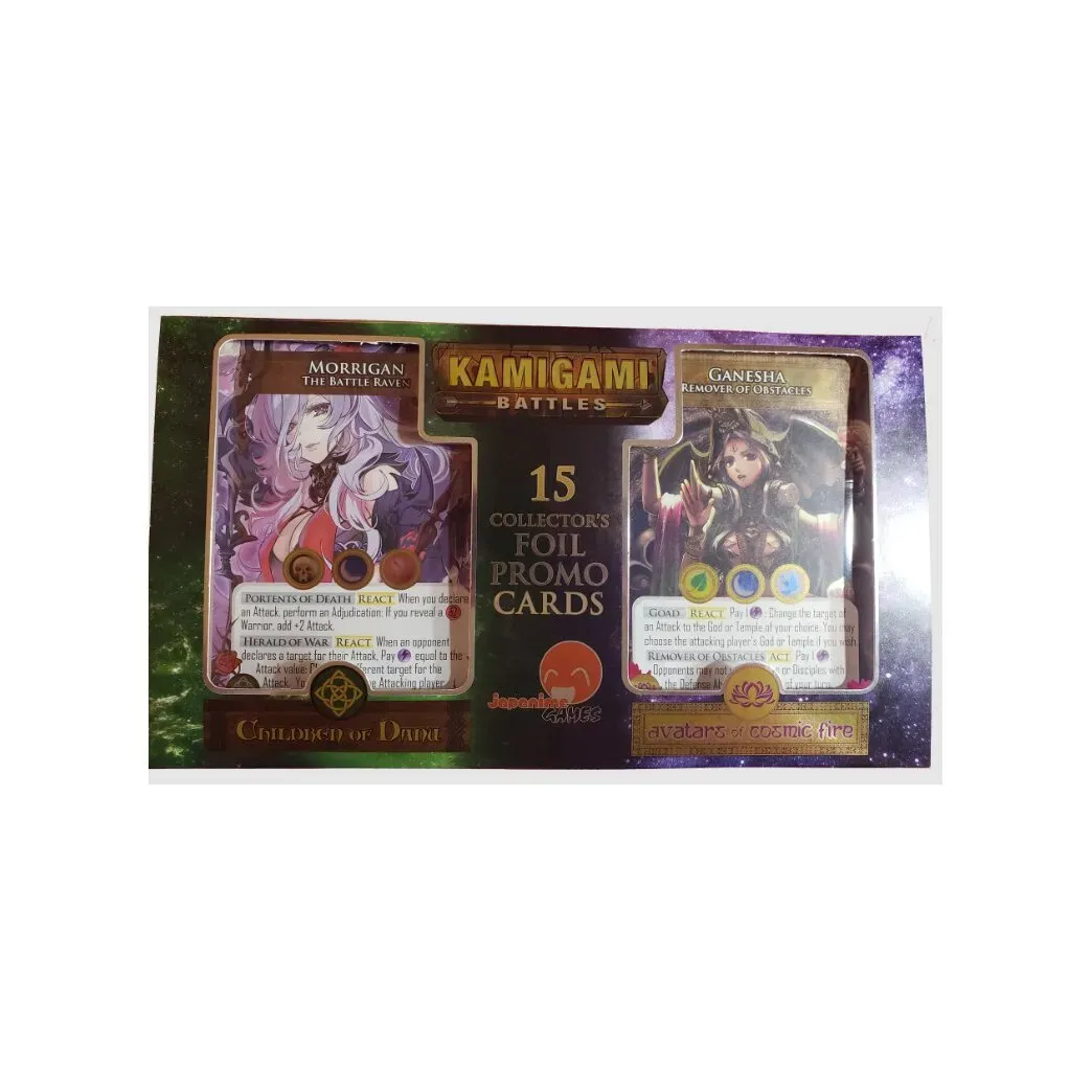 Image de Kamigami Battles - Foil Card Set Avatars Of Cosmic Fire And Children Of Danu