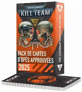 Image de Kill Team - Pack De Cartes D'opés Approuvées 2025