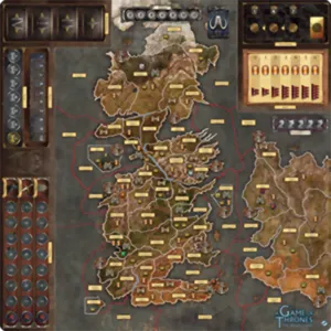 Image de Le Trône De Fer - Tapis De Jeu Mère Des Dragons Le Jeu De Plateau