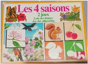 Image de Les 4 Saisons - Loto Des Images /  Jeu Des Silhouettes