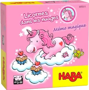 Image de Licornes Dans Les Nuages - Mémo Magique